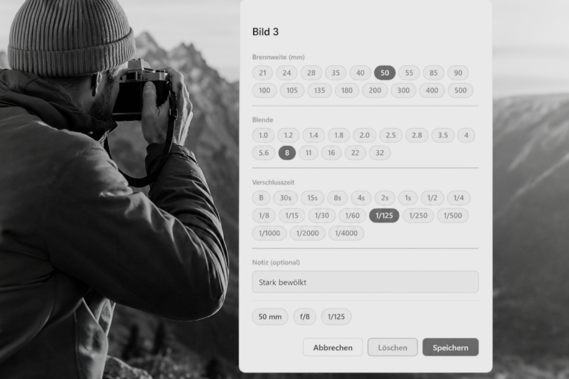 Warum Fotografen ihre Aufnahmen dokumentieren sollten – und warum ohne Daten vieles Zufall bleibt.